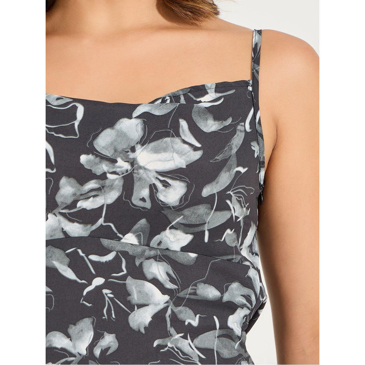 فستان ميدي مطبع بزهور مع حمالات وياقة منسدلة-women-clothing-dresses-image-3