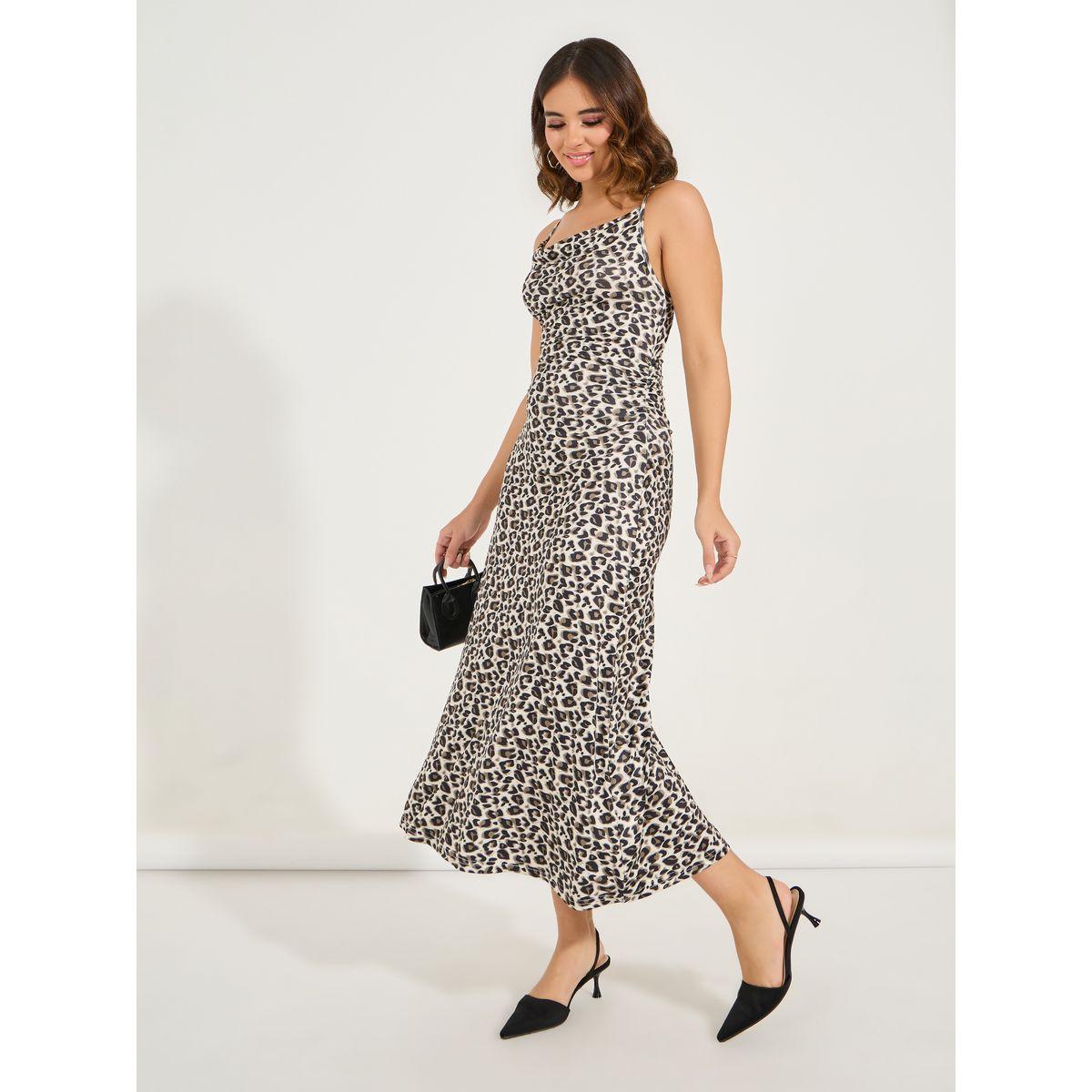 Styli Leopard Print Crossback A-Line Midi Dress-women-clothing-dresses-image-2