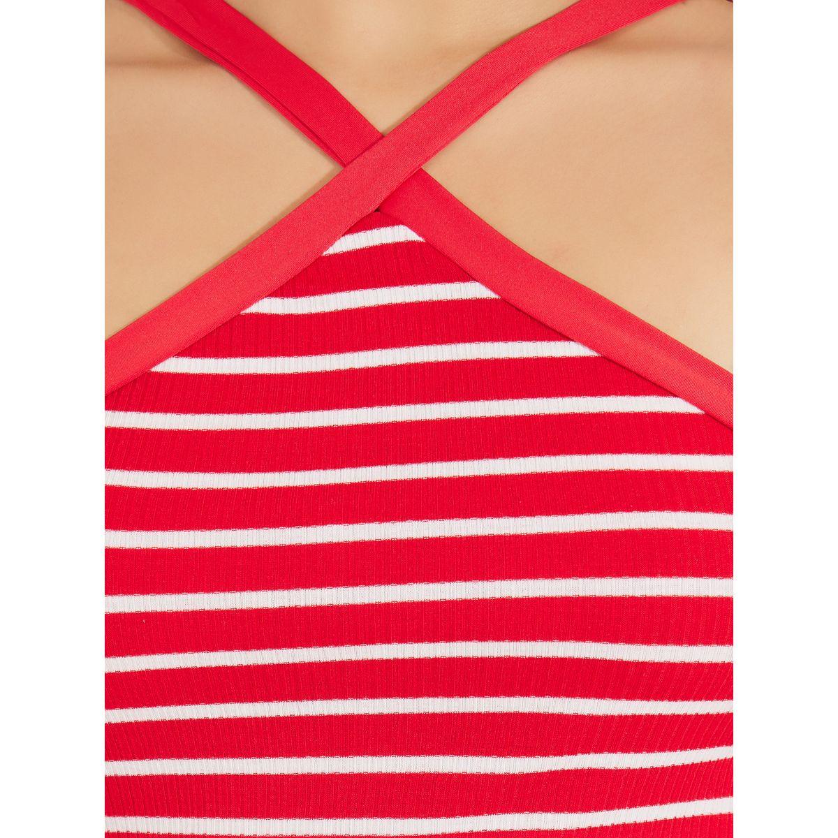Styli Striped Halter Neck Bodycon Midi Dress-women-clothing-dresses-image-3