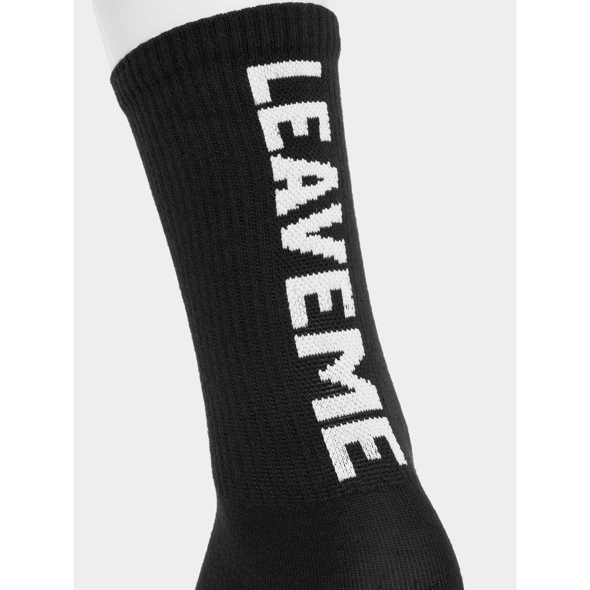 Styli Leave Me Slogan Detail Socks-women-socksandstockings-image-2