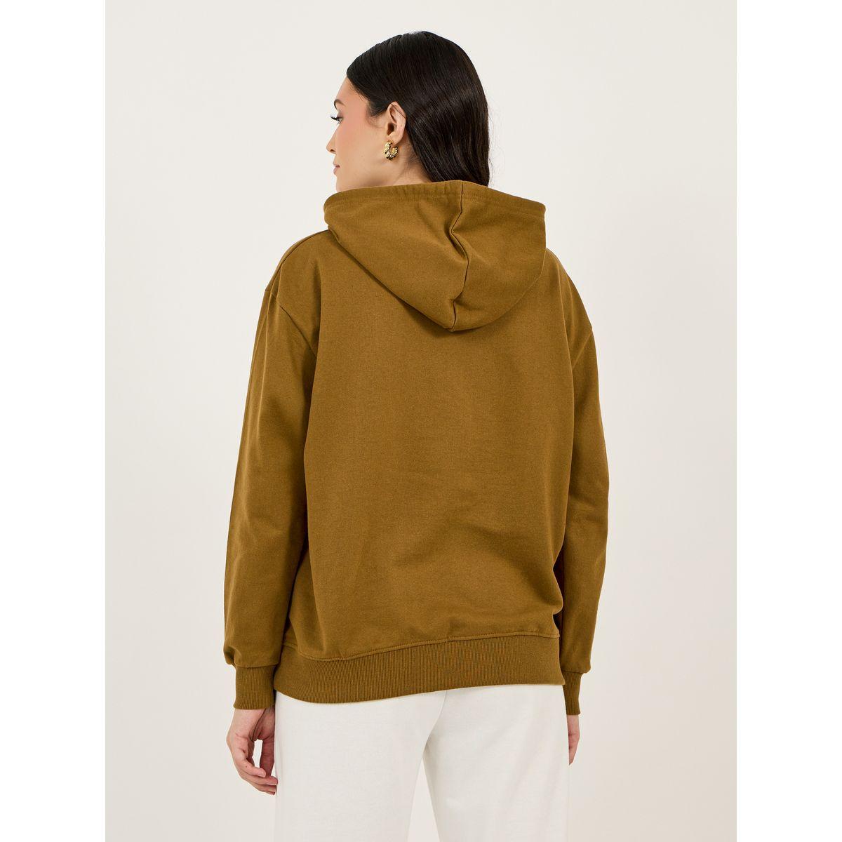 Styli Regular Fit Be Kind To Your Mind Slogan Hoodie-women-winterwear-hoodiesandsweatshirts-hoodies-image-4