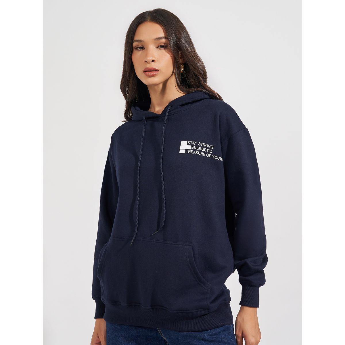 Styli Regular Fit Longline Slogan Hoodie-women-winterwear-hoodiesandsweatshirts-hoodies-image-1