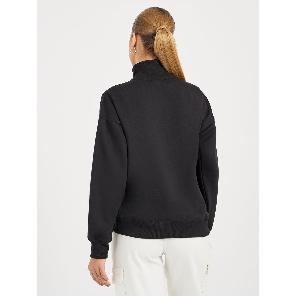 سويت شيرت بقصة فضفاضة ونصف سحَّاب غلق-women-clothing-hoodiesandsweatshirts-sweatshirts-image-4