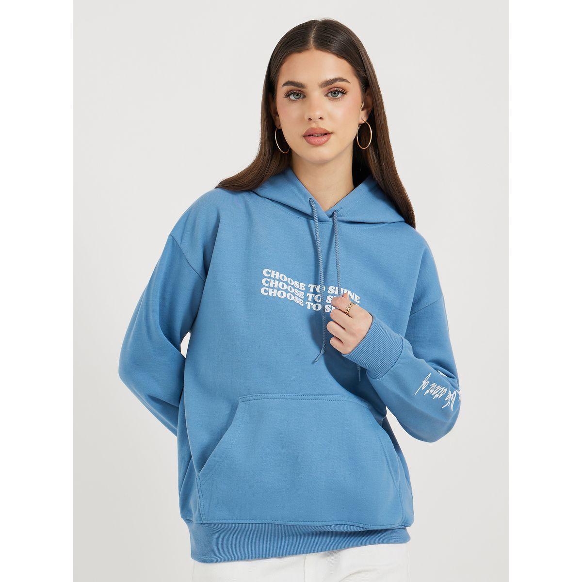 هودي بقصة عادية وطبعة كتابة-women-winterwear-hoodiesandsweatshirts-hoodies-image-1