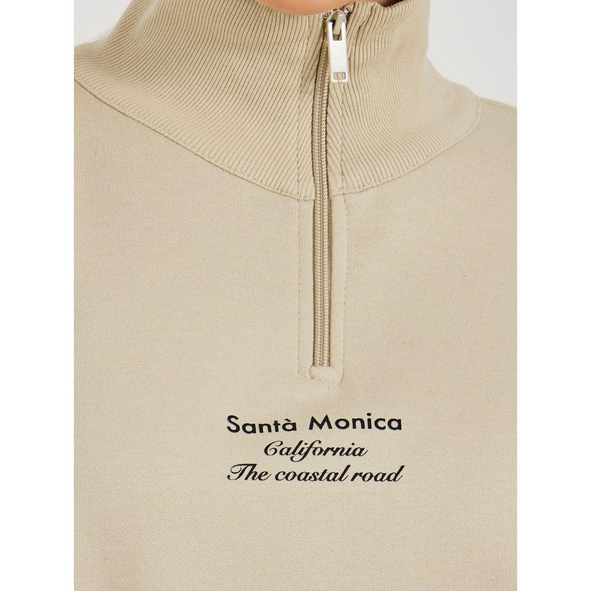 Styli Regular Fit Regular Length Half Zip Slogan Sweatshirt-women-clothing-hoodiesandsweatshirts-sweatshirts-image-4