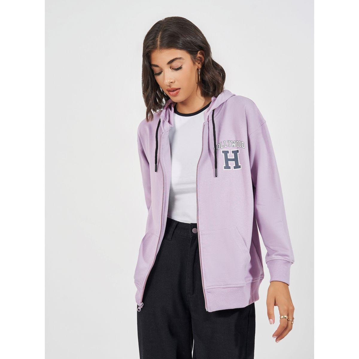 هودي فضفاض مطبع بطبعة كتابة-women-clothing-hoodiesandsweatshirts-hoodies-image-1