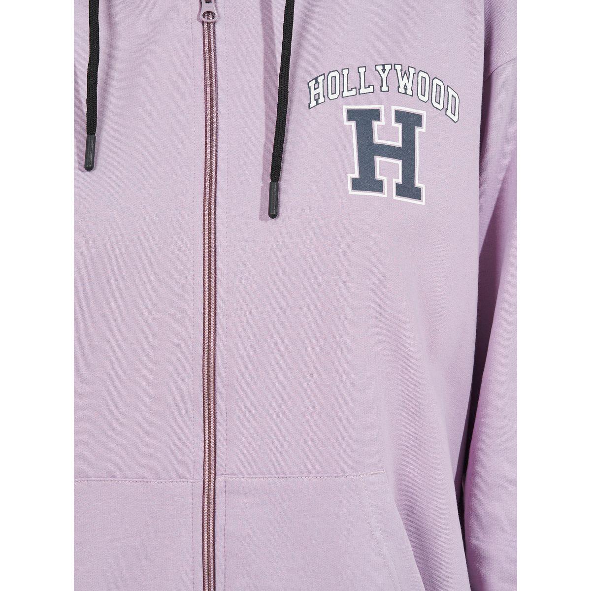 Styli Oversized Longline Slogan Print Zipper Hoodie-women-clothing-hoodiesandsweatshirts-hoodies-image-3