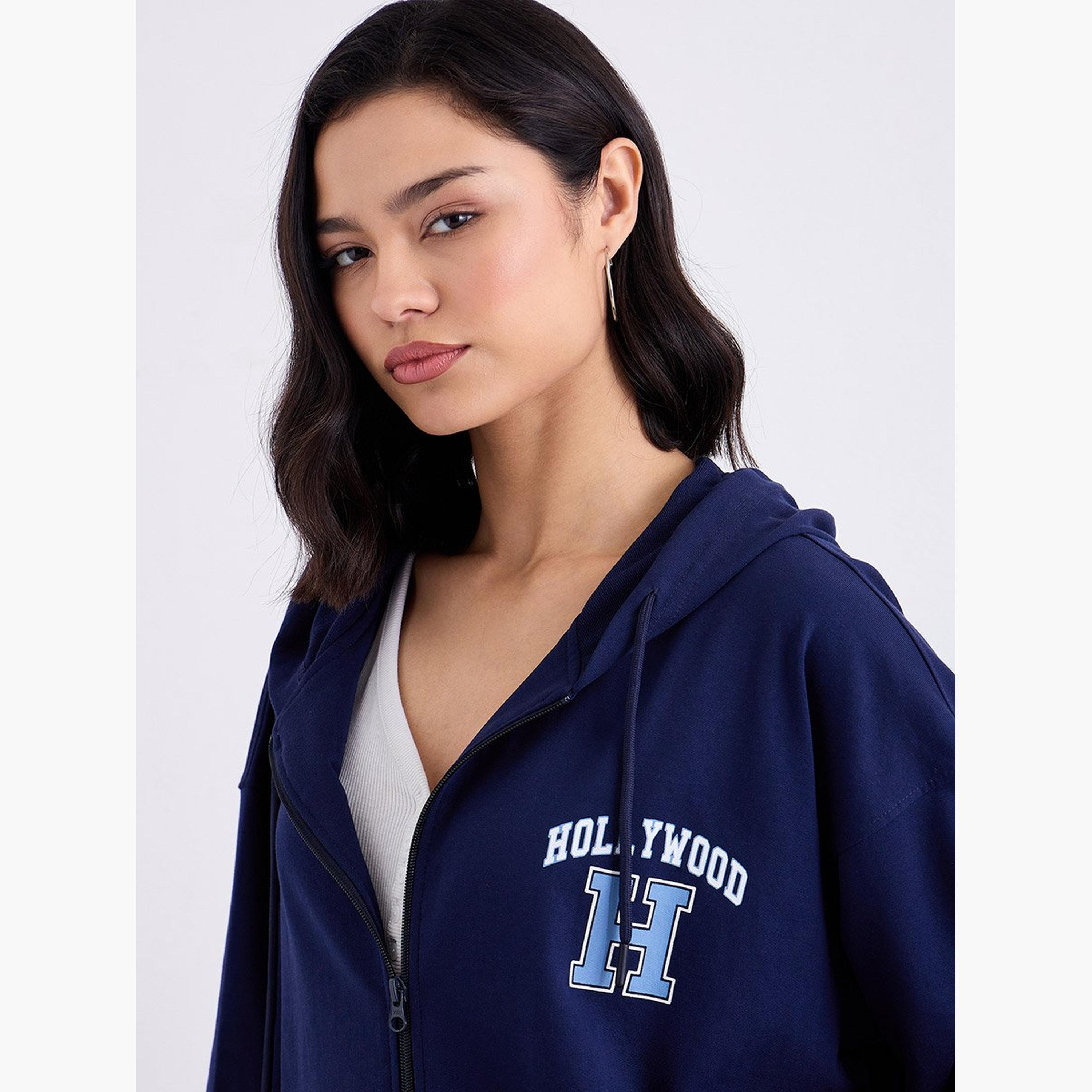 ستايلي - هودي طويل الحجم مزود بسحاب-women-clothing-hoodiesandsweatshirts-hoodies-image-3