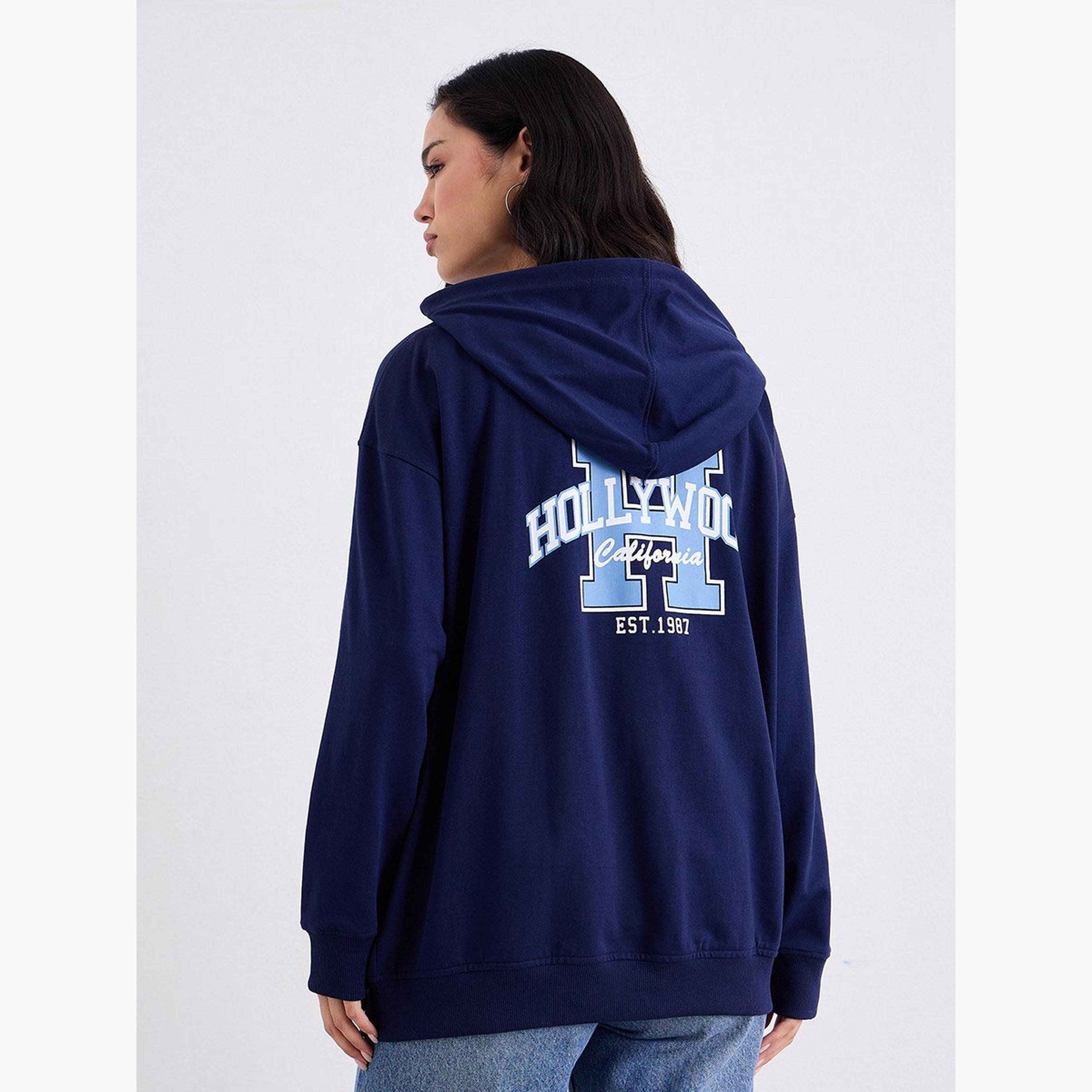 ستايلي - هودي طويل الحجم مزود بسحاب-women-clothing-hoodiesandsweatshirts-hoodies-image-4