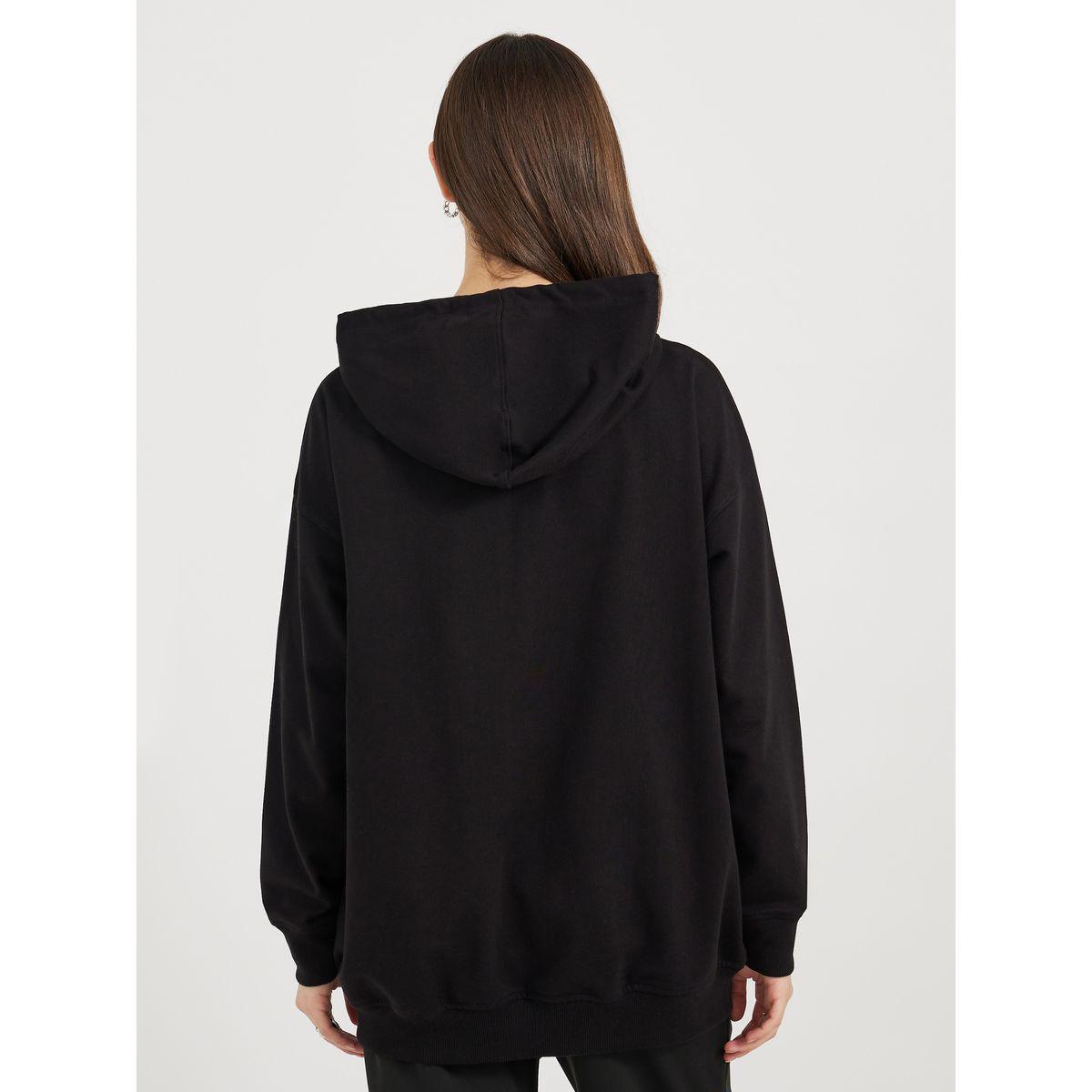 Styli Oversized Zip Through New York Print Hoodie-women-winterwear-hoodiesandsweatshirts-hoodies-image-4