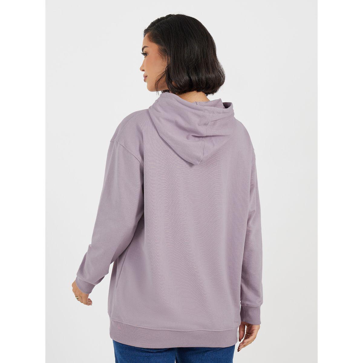 Styli Regular Fit Longline Embroidered Slogan Hoodie-women-winterwear-hoodiesandsweatshirts-hoodies-image-4