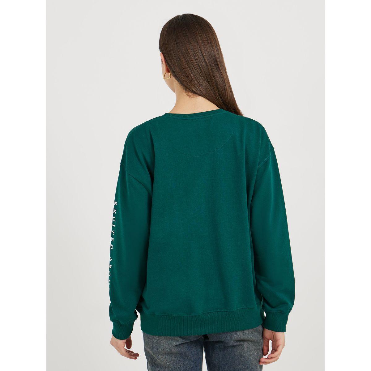 Styli Regular Fit Longline Slogan Sweatshirt-women-winterwear-hoodiesandsweatshirts-sweatshirts-image-3
