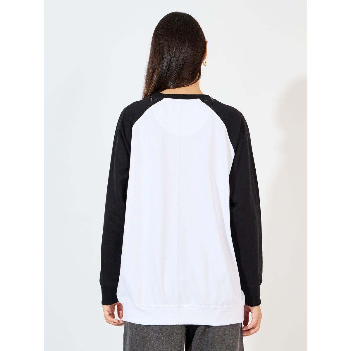 Styli Oversized Longline Slogan Print Sweatshirt-women-winterwear-hoodiesandsweatshirts-sweatshirts-image-4