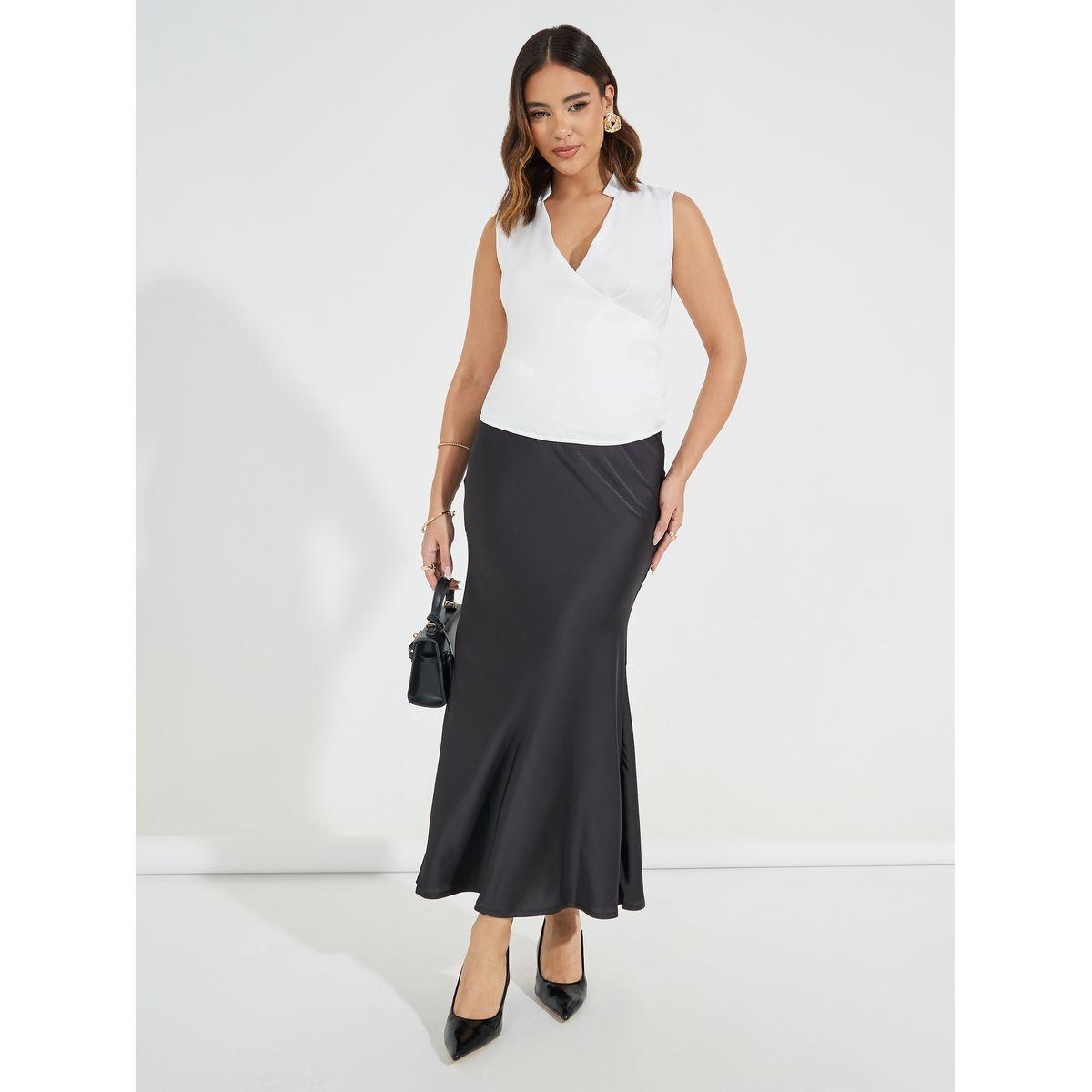 Styli Sleeveless V Neck Mock Wrap Top-women-clothing-shirtsandblouses-blouses-image-2