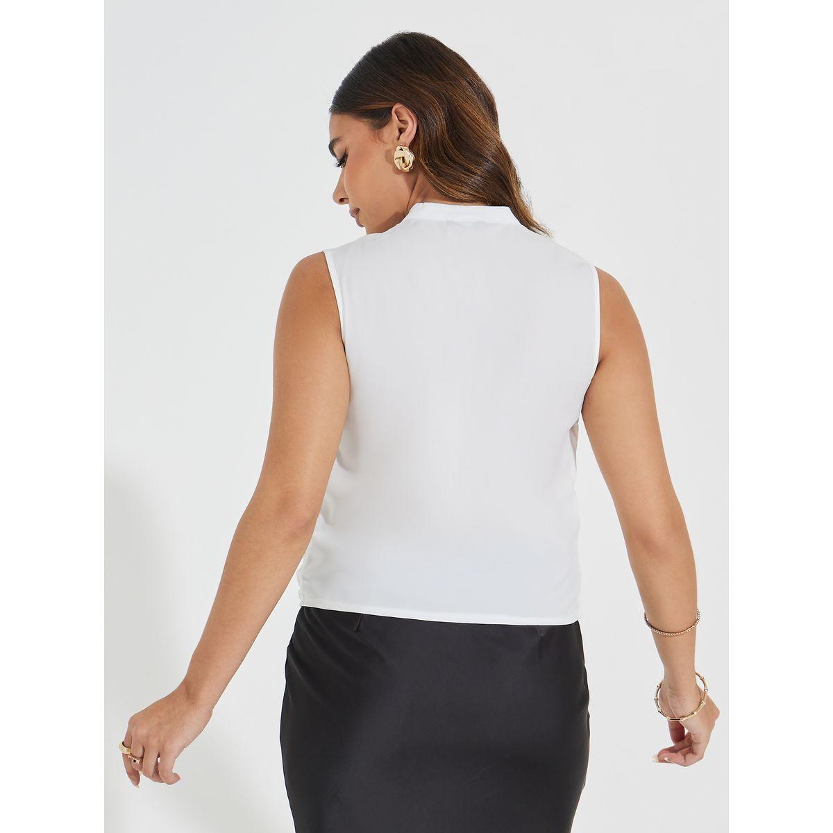 Styli Sleeveless V Neck Mock Wrap Top-women-clothing-shirtsandblouses-blouses-image-4