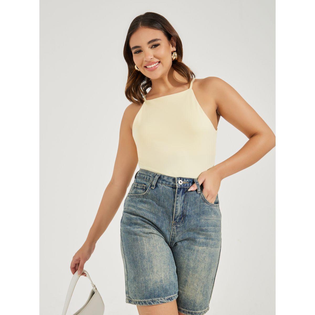 Styli Strappy Racer Neck Cami-women-clothing-tshirts-image-1