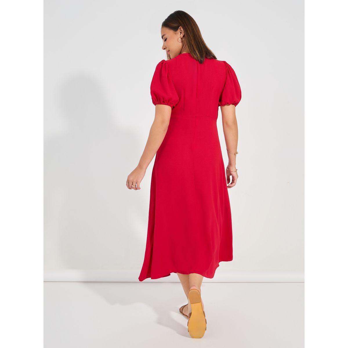 Causey X Styli  Sweetheart Neck A-Line Midi Dress-women-clothing-dresses-image-5