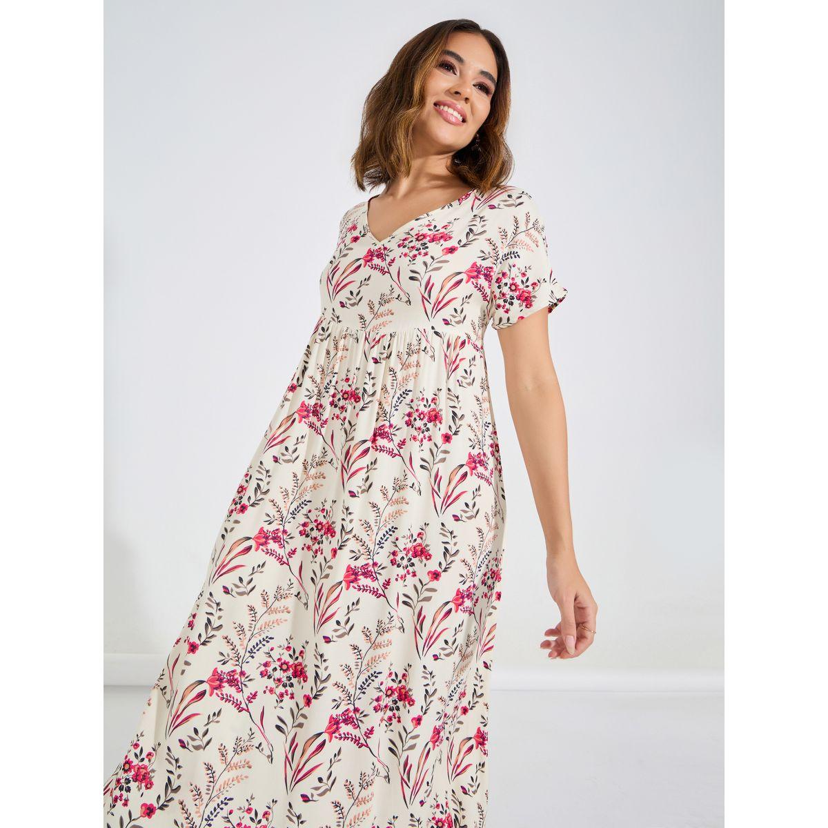 Causey X Styli  All Over Print A-Line Maxi Dress-women-clothing-dresses-image-2