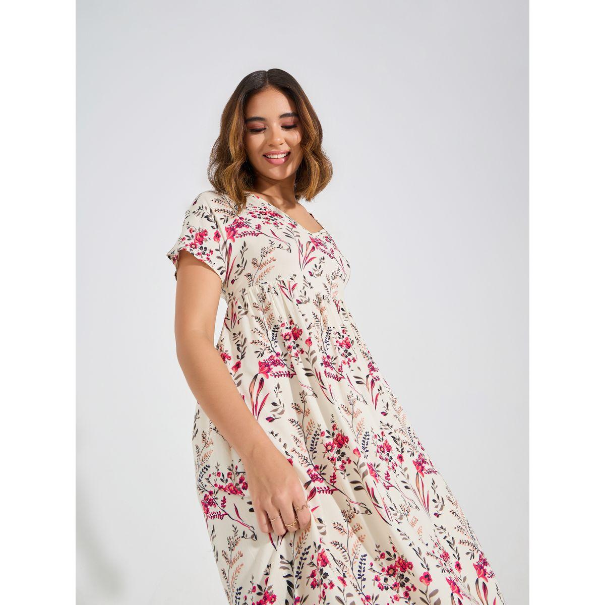 Causey X Styli  All Over Print A-Line Maxi Dress-women-clothing-dresses-image-5