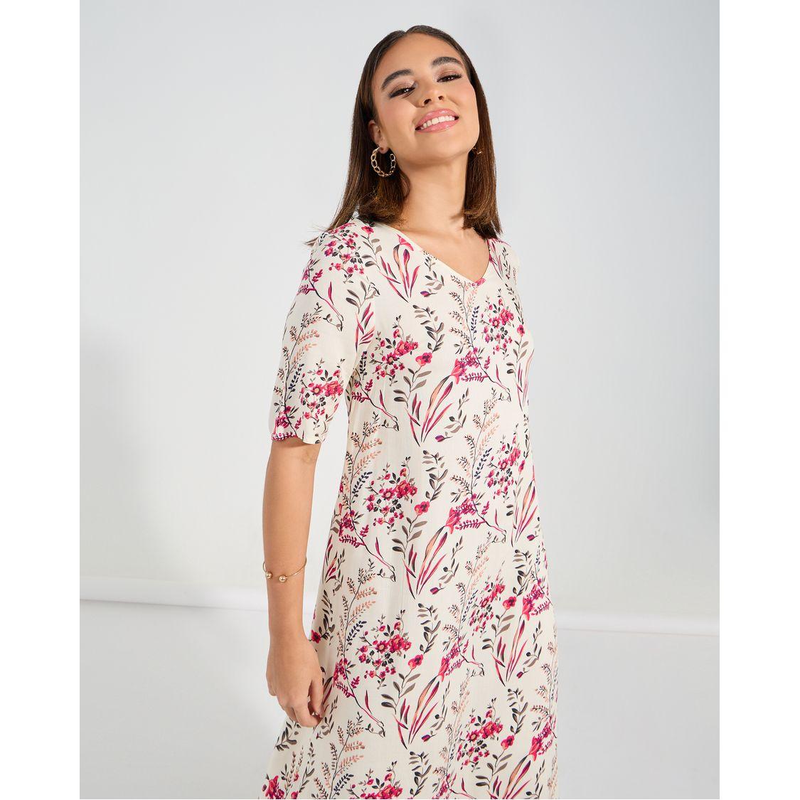 Causey X Styli  All Over Print A-Line Maxi Dress-women-clothing-dresses-image-2