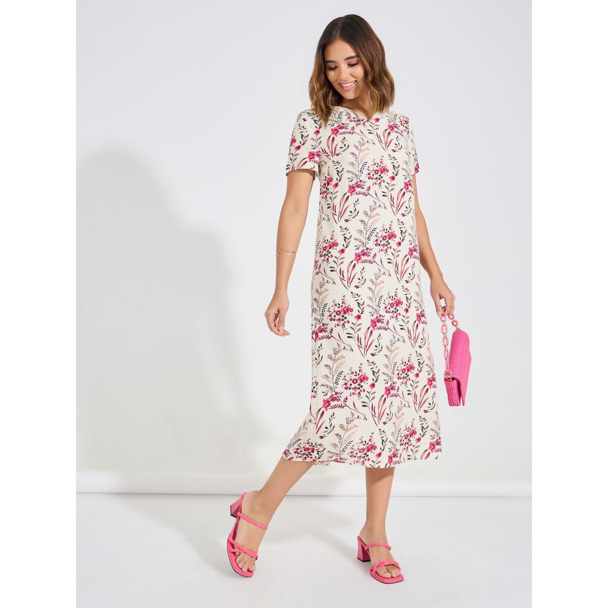 Causey X Styli  All Over Print A-Line Midi Dress-women-clothing-dresses-image-3