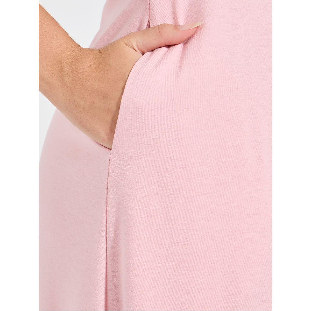 Causey X Styli  Plain Short Sleeves A-Line Maxi Dress-women-clothing-dresses-image-3