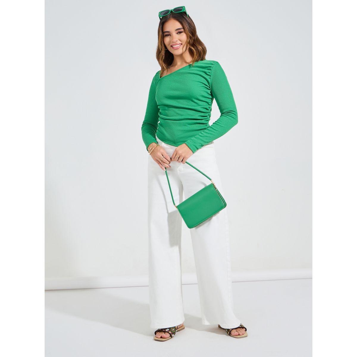 Causey X Styli  Rib Asymmetric Neck Knit Top-women-clothing-shirtsandblouses-blouses-image-2