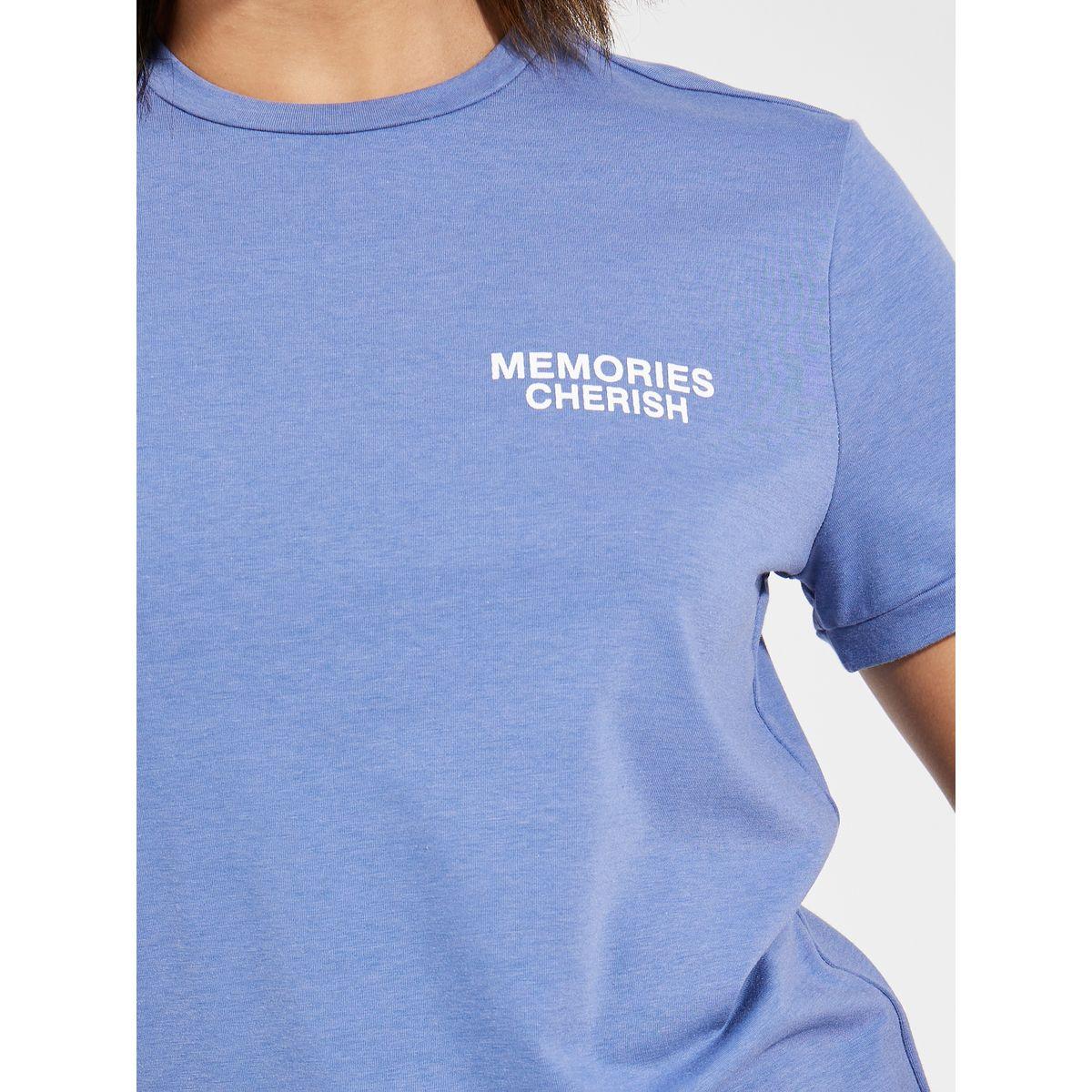تيشيرت بقصة عادية وطبعة كتابة كوزي × ستايلي-women-clothing-tshirts-image-3