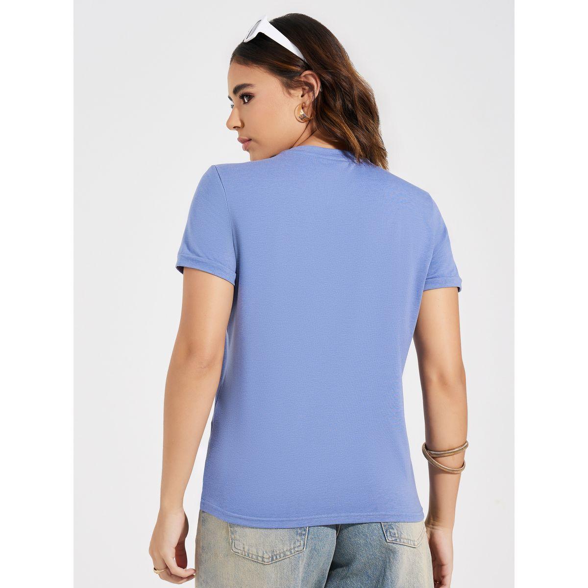 Causey X Styli  Regular Fit Memories Cherish Slogan Print T-Shirt-women-clothing-tshirts-image-4