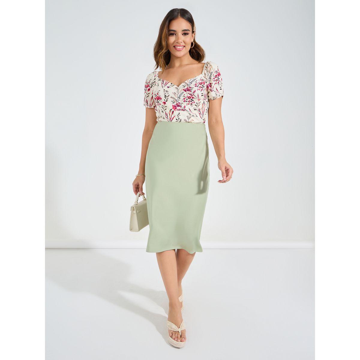 بلوزة مطبعة بزهور مع اكمام منفوخة كوزي × ستايلي-women-clothing-shirtsandblouses-blouses-image-2