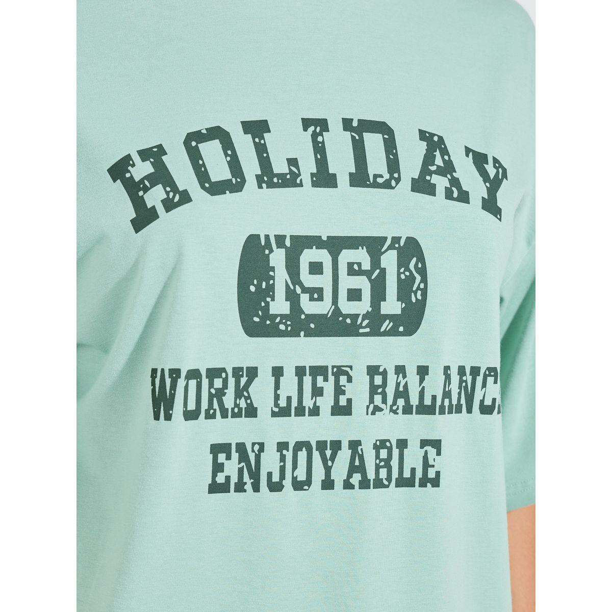 Causey X Styli  Oversized Slogan Print T-Shirt with Dropped Shoulder-women-clothing-tshirts-image-4