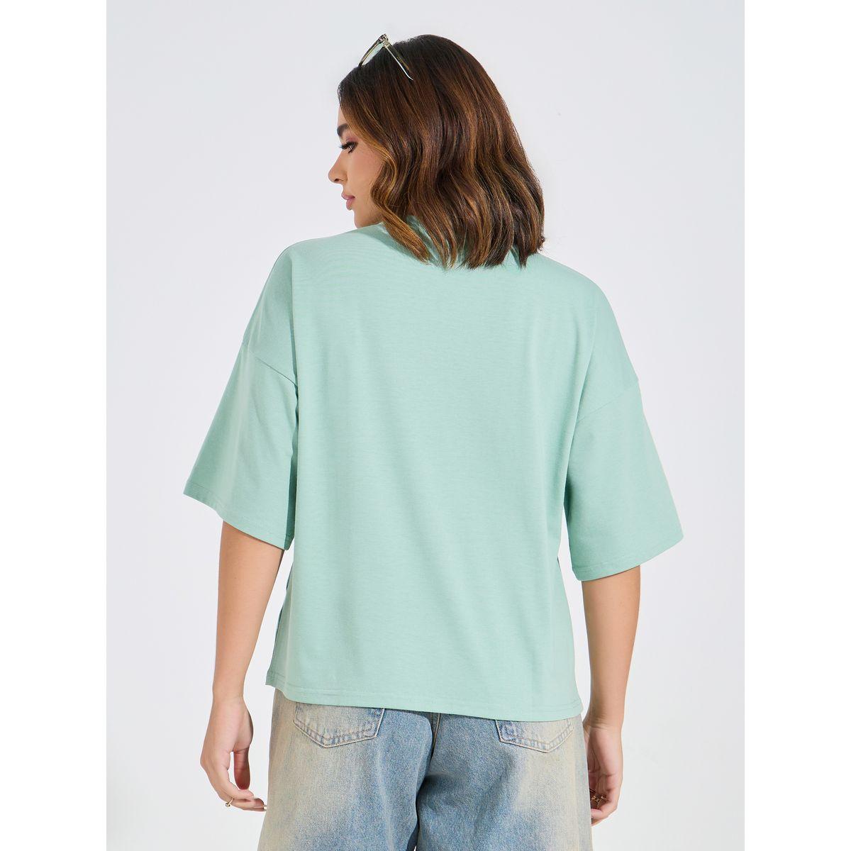Causey X Styli  Oversized Slogan Print T-Shirt with Dropped Shoulder-women-clothing-tshirts-image-5