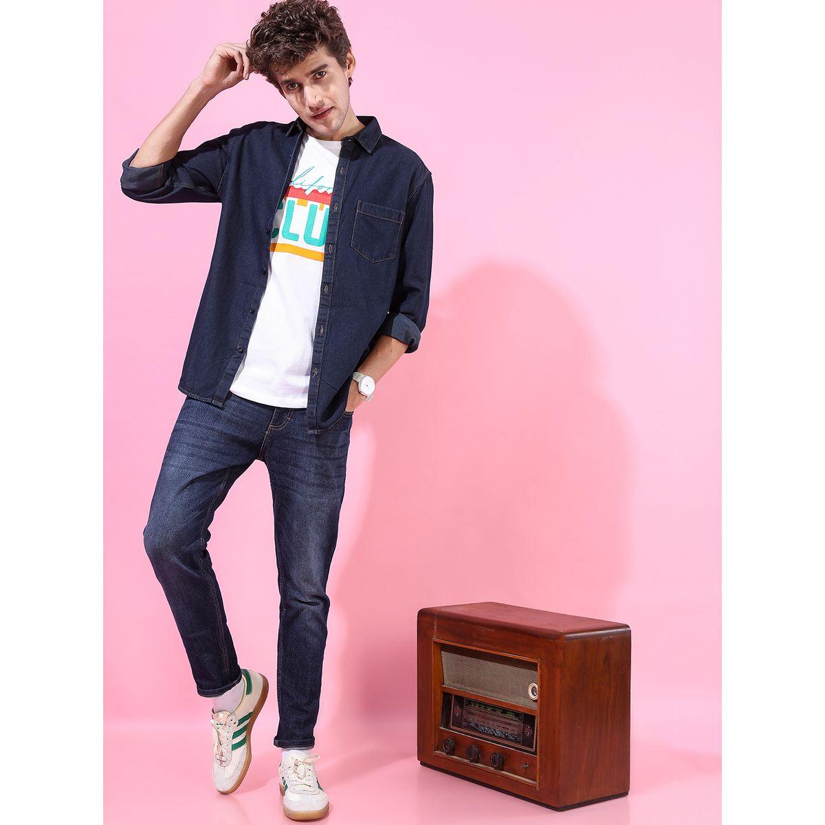 جينز بخصر متوسط وقصة مستدقة هايلاندر × ستايلي-men-clothing-bottoms-jeans-image-4