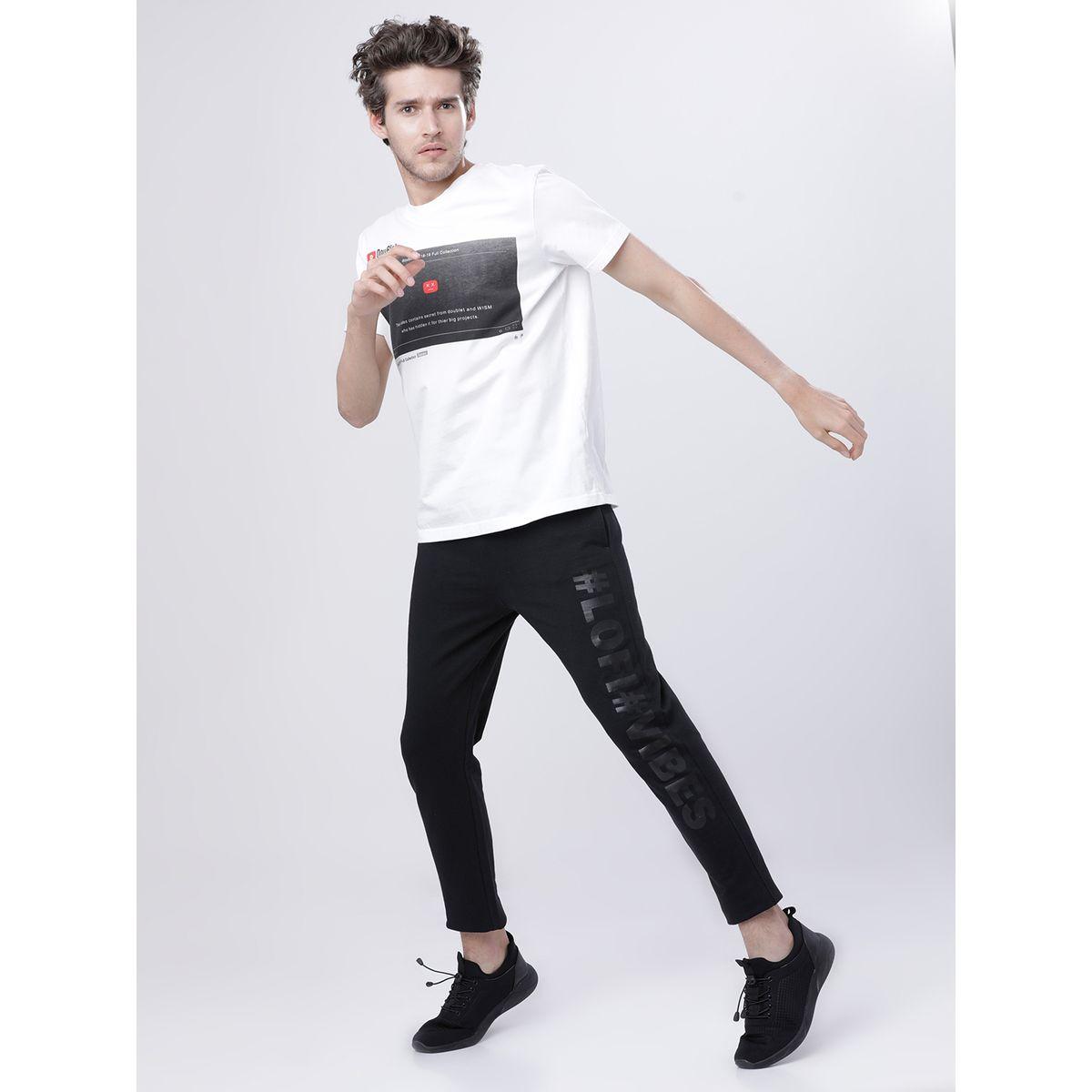 بنطال رياضي مطبع بكتابة مع قصة سليم فت هايلاندر × ستايلي-men-clothing-sportswearandactivewear-bottoms-joggers-image-4