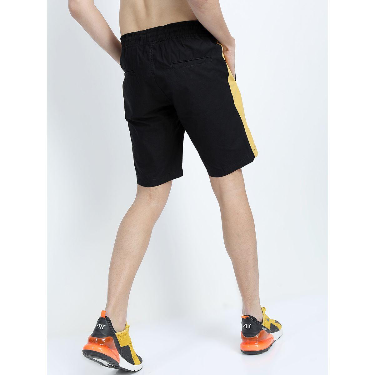 Highlander X Styli  Side Striped Panel Slim Fit Shorts-men-clothing-bottoms-shorts-image-2