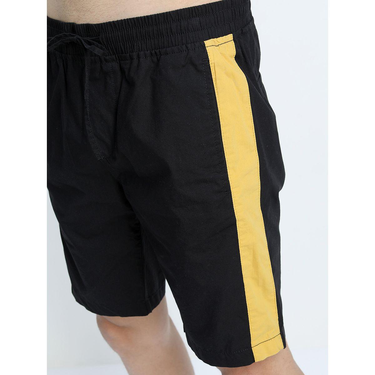 Highlander X Styli  Side Striped Panel Slim Fit Shorts-men-clothing-bottoms-shorts-image-3