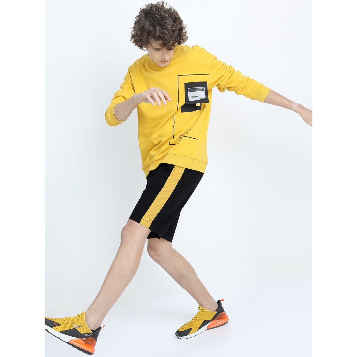 شورت بشريط جانبي وقصة سليم فت هايلاندر × ستايلي-men-clothing-bottoms-shorts-image-4