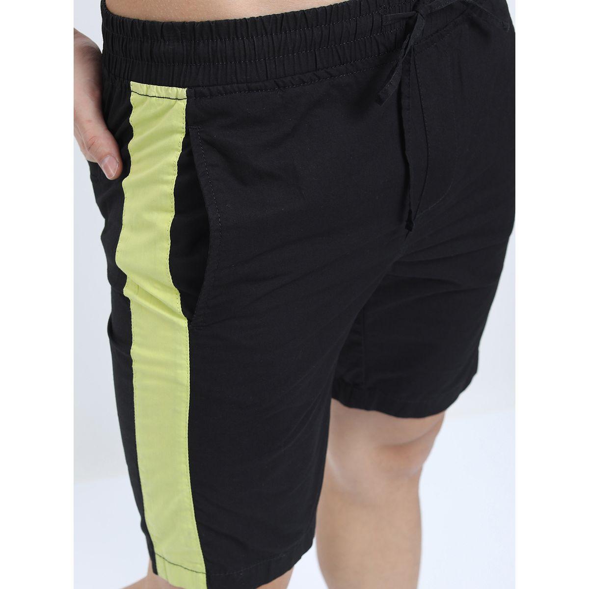 Highlander X Styli  Side Striped Panel Slim Fit Shorts-men-clothing-bottoms-shorts-image-3