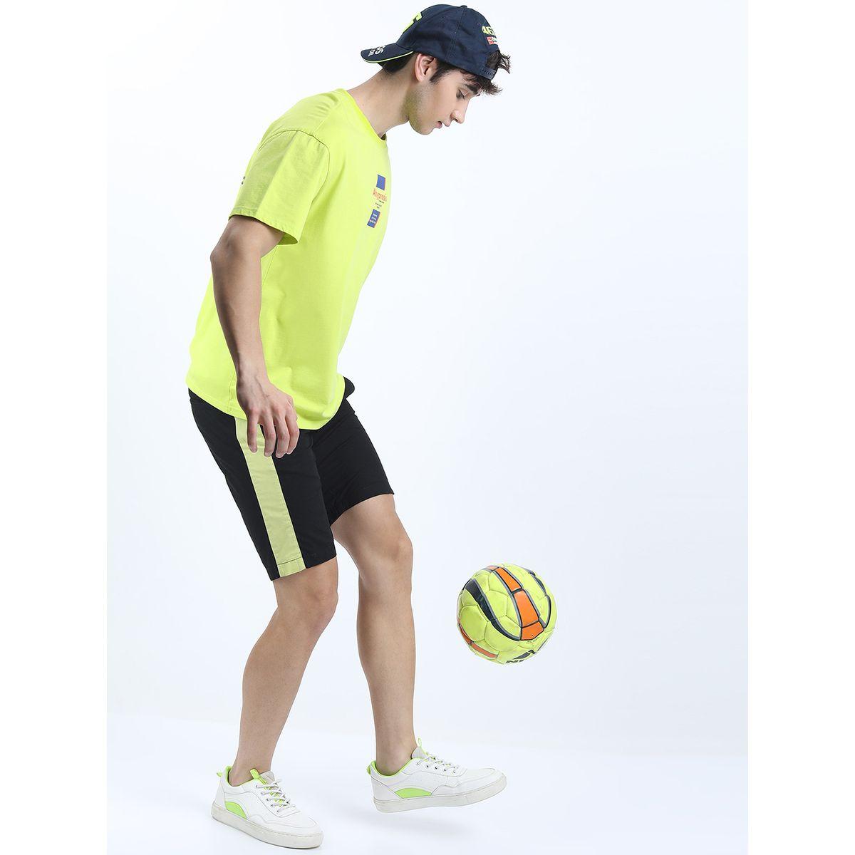 Highlander X Styli  Side Striped Panel Slim Fit Shorts-men-clothing-bottoms-shorts-image-4