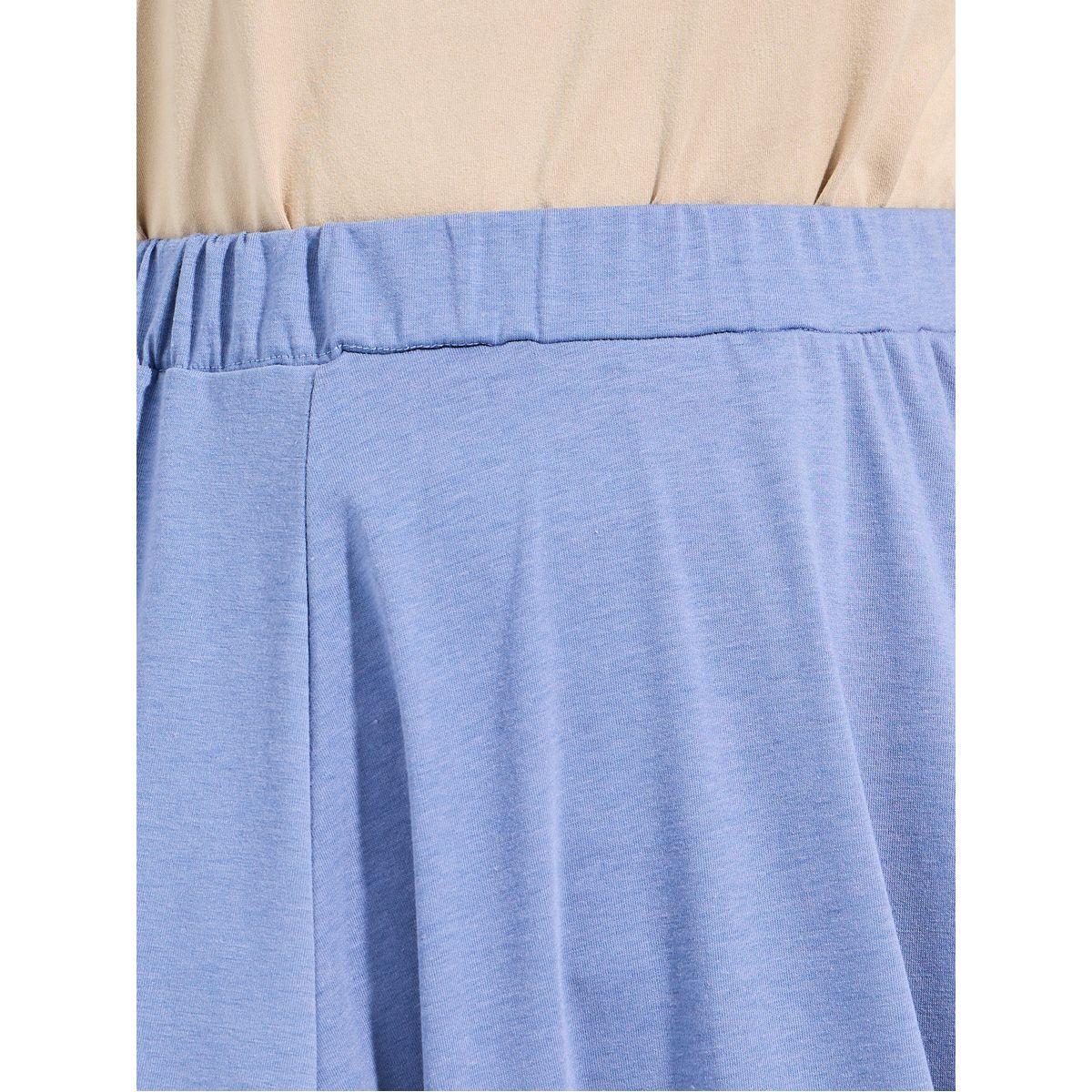 Causey X Styli  Semi-Elastic Waistband A-Line Midi Skirt-women-clothing-bottoms-skirts-image-3