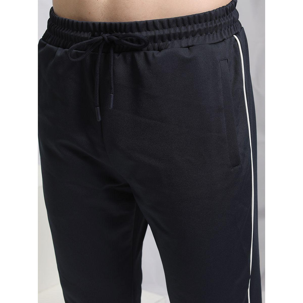 بنطال مزين بحزوز جانبية مع رباط خصر هايلاندر × ستايلي-men-clothing-bottoms-joggers-image-3