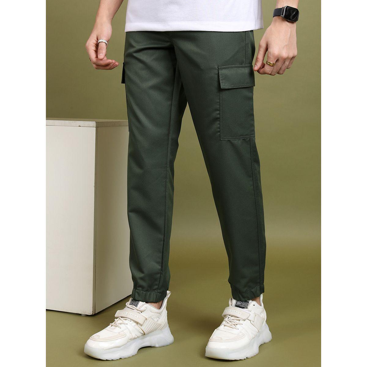 جوغر بنمط كارجو مع خصر متوسط هايلاندر × ستايلي-men-clothing-bottoms-joggers-image-1