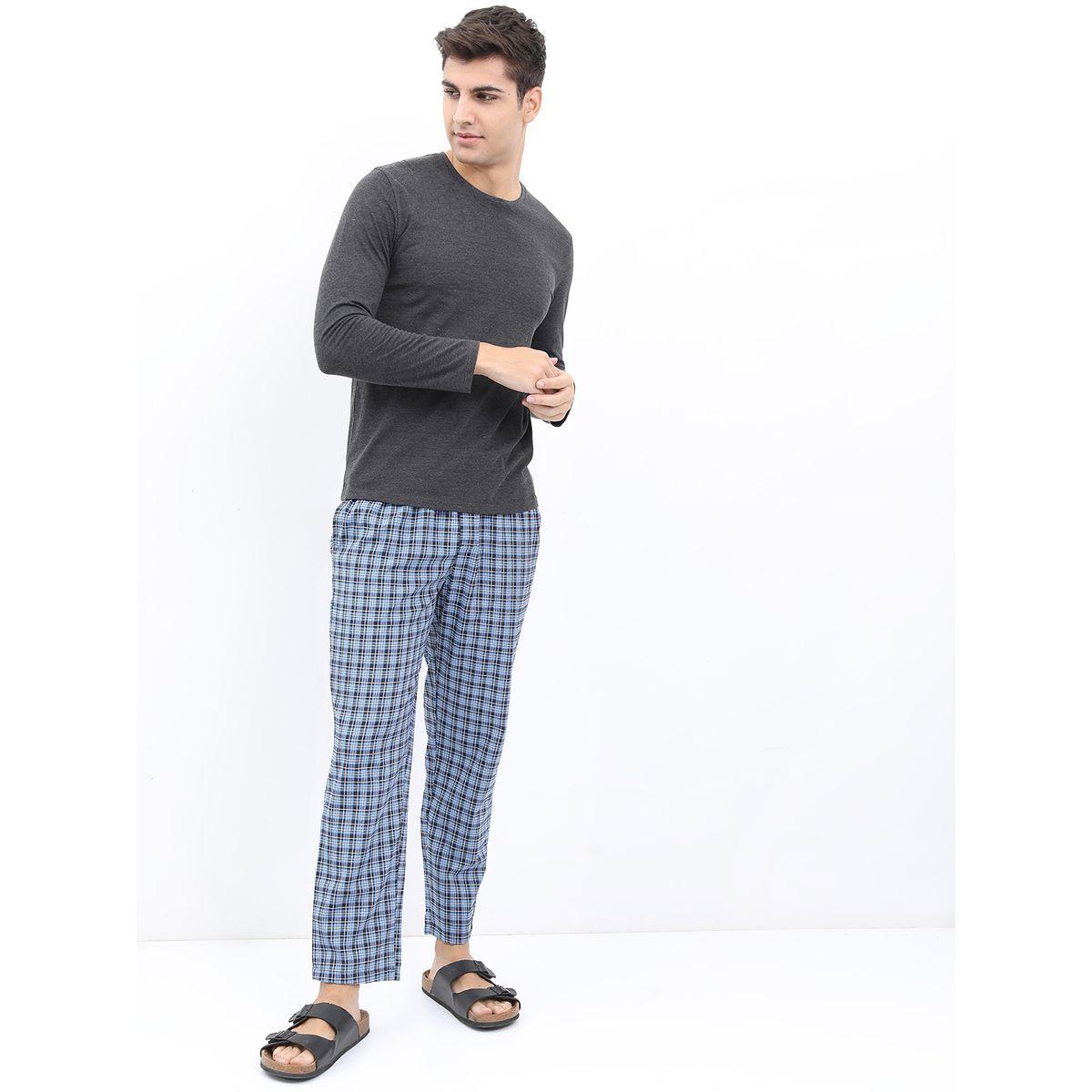 Highlander X Styli  Checked Casual Lounge Pants-men-clothing-nightwear-pyjamaandshorts-image-4