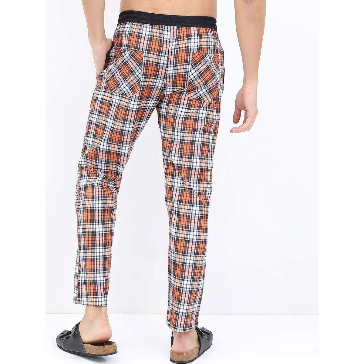 Highlander X Styli  Tartan Checked Mid-Rise Lounge Pants-men-clothing-nightwear-pyjamaandshorts-image-2
