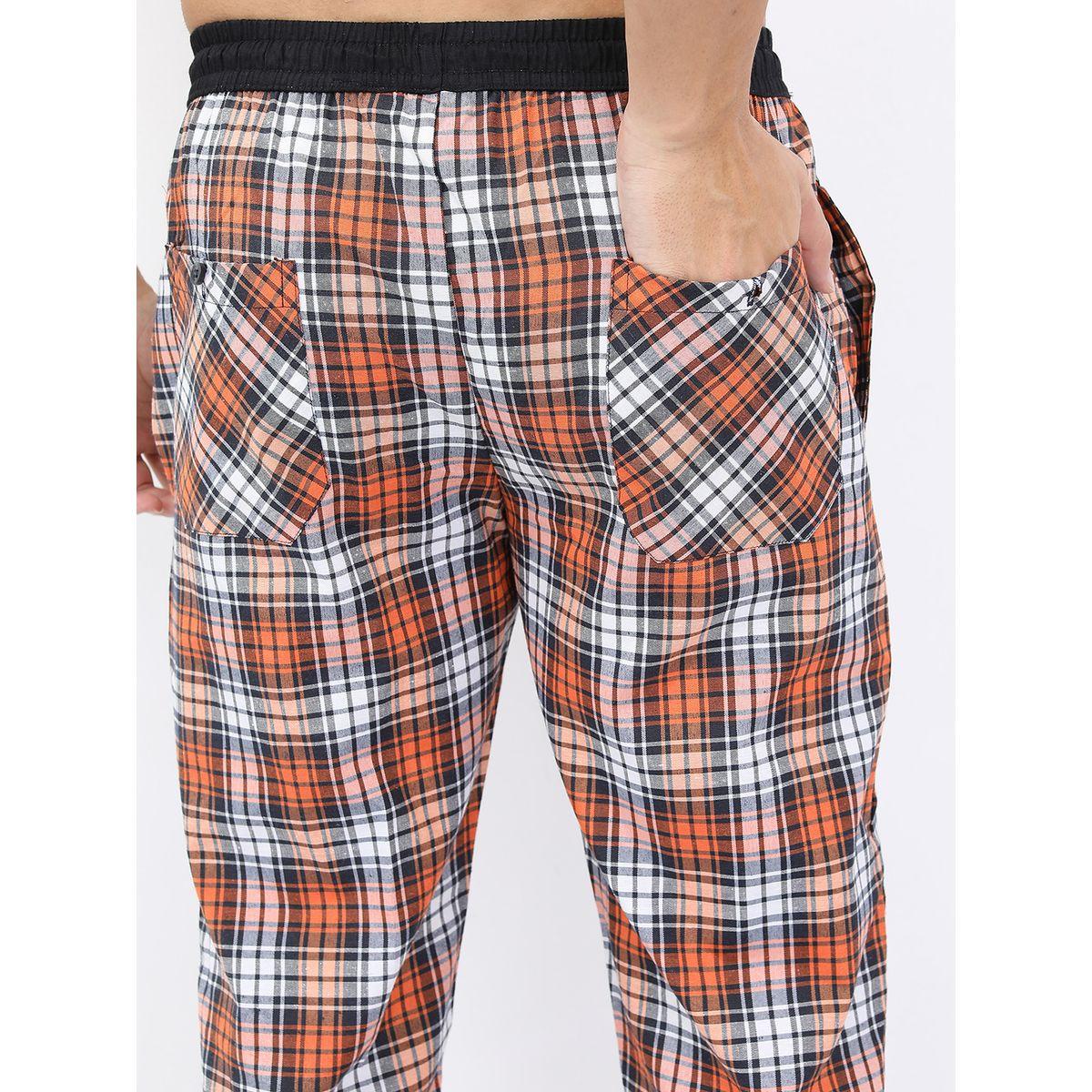 Highlander X Styli  Tartan Checked Mid-Rise Lounge Pants-men-clothing-nightwear-pyjamaandshorts-image-3