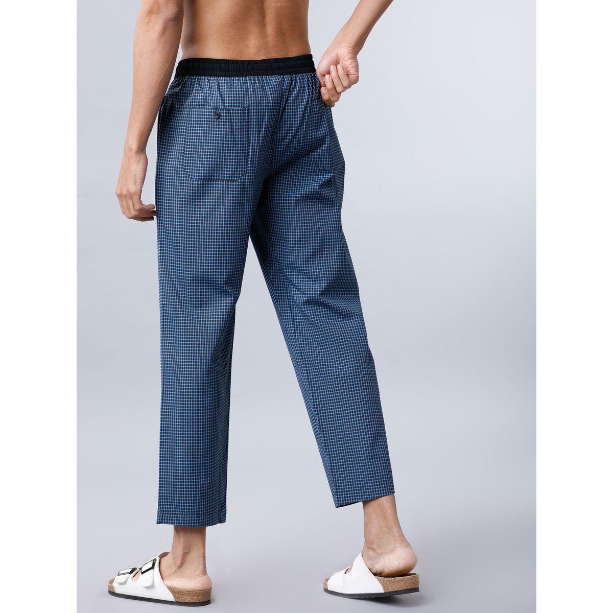 Highlander X Styli  Checked Cropped Lounge Pants-men-clothing-nightwear-pyjamaandshorts-image-2