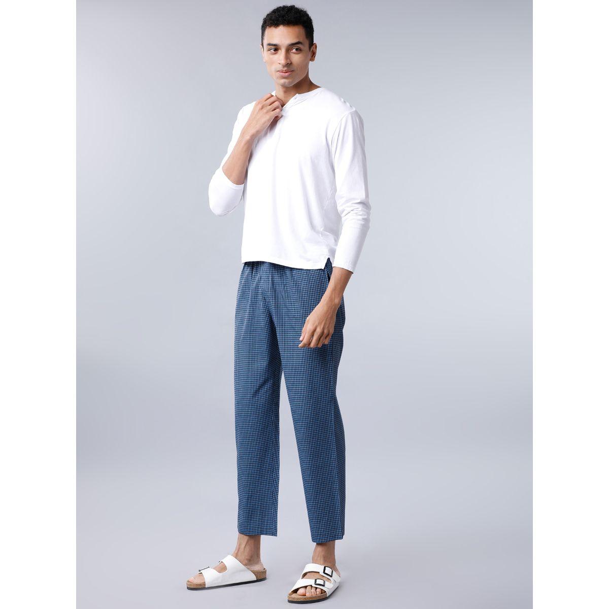 Highlander X Styli  Checked Cropped Lounge Pants-men-clothing-nightwear-pyjamaandshorts-image-4