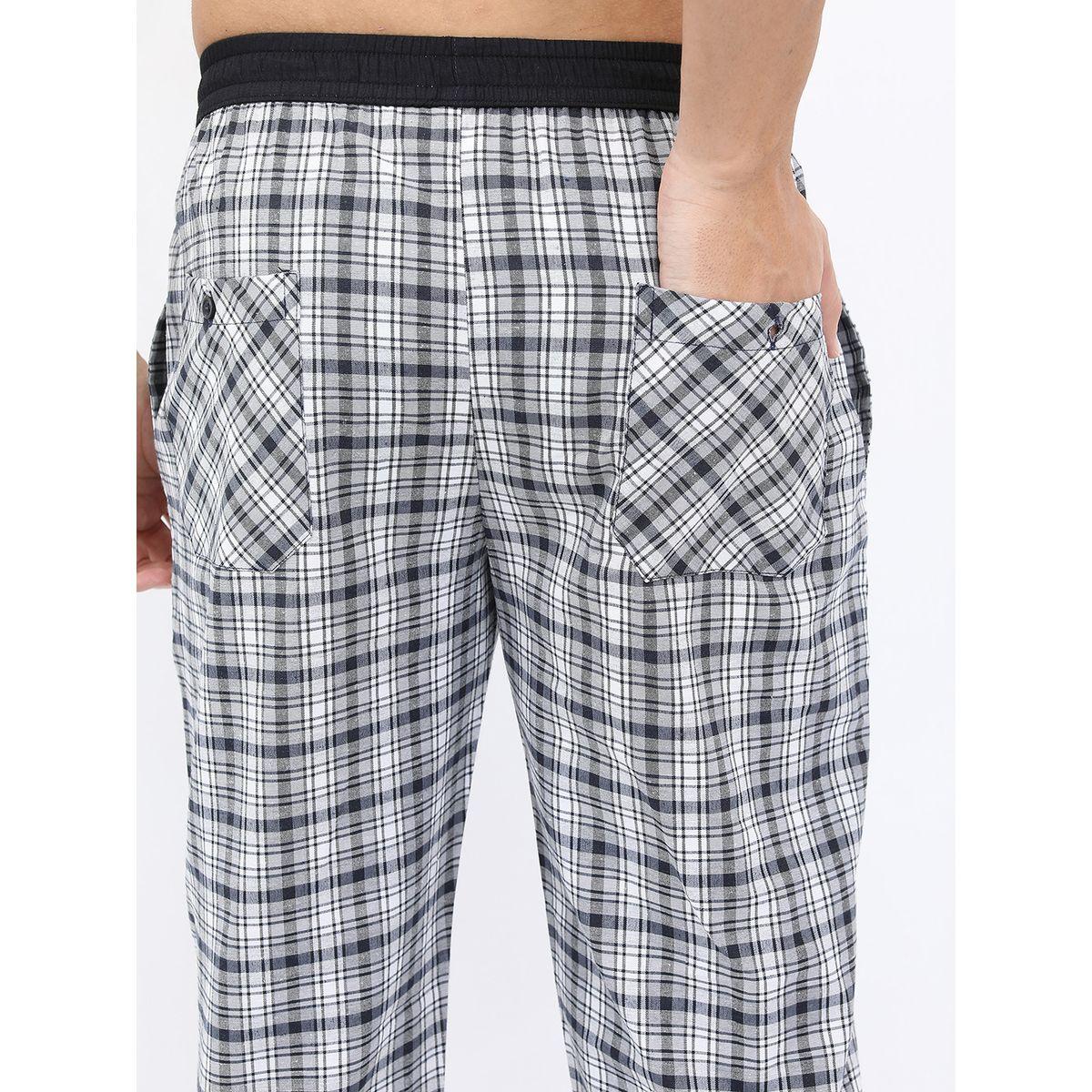 Highlander X Styli  Checked Plaid Mid Rise Lounge Pants-men-clothing-nightwear-pyjamaandshorts-image-3