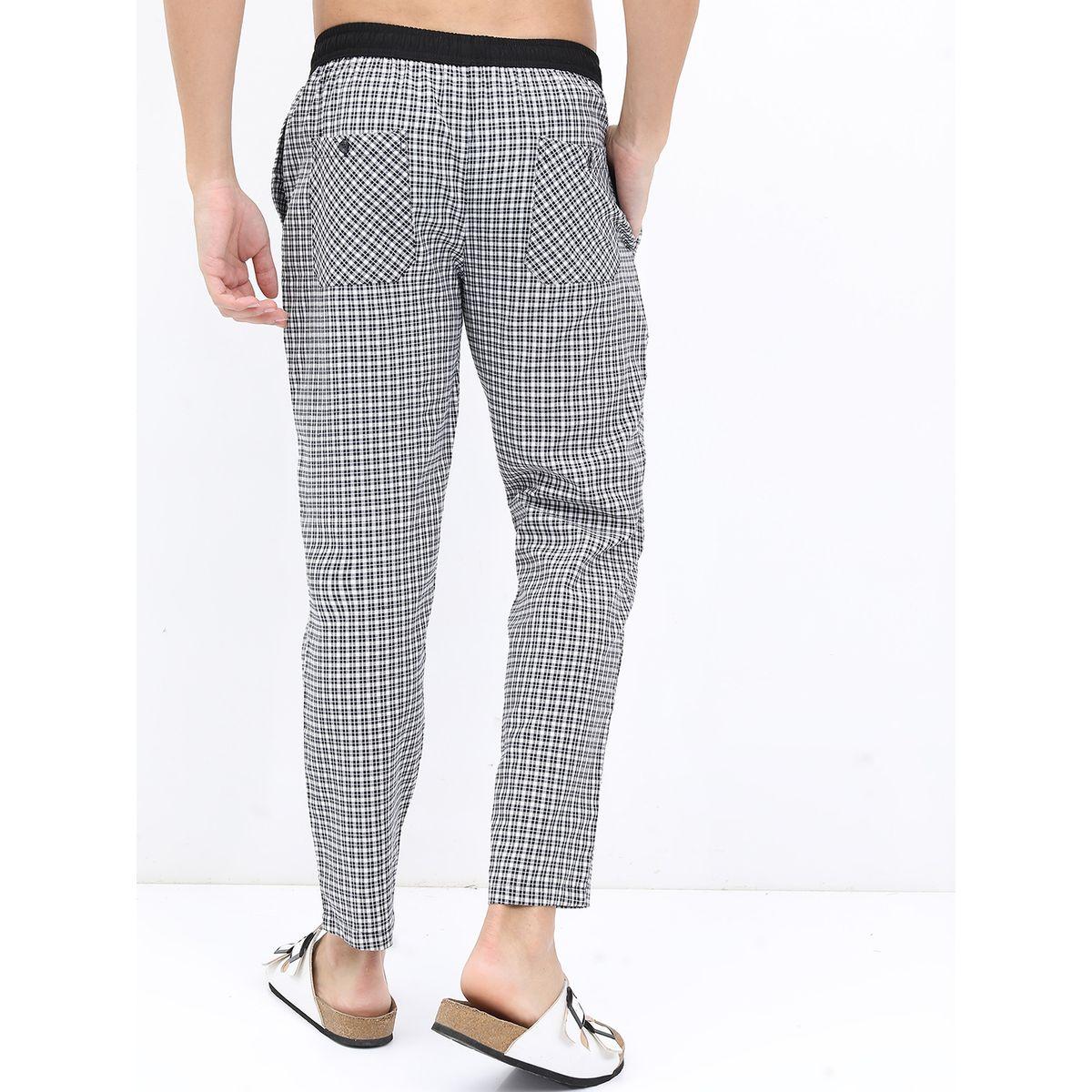Highlander X Styli  Checked Mid Rise Lounge Pants-men-clothing-nightwear-pyjamaandshorts-image-2