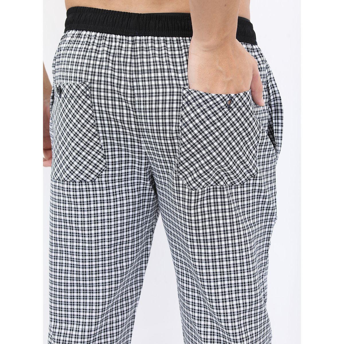 Highlander X Styli  Checked Mid Rise Lounge Pants-men-clothing-nightwear-pyjamaandshorts-image-3